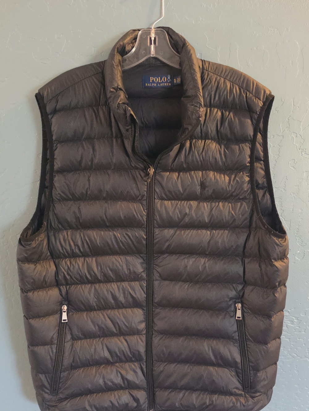 Polo by Ralph Lauren Men's Milet Black Quilted Down Puffer Vest